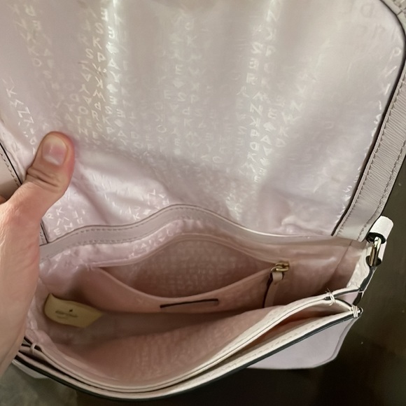 Kate spade blush pink purse Diamond studs girly - Picture 5 of 7